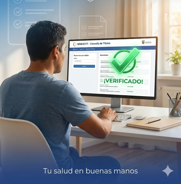 Verificar credenciales médicas